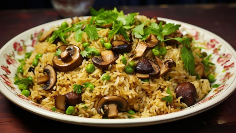 How to make mushroom biriyani?